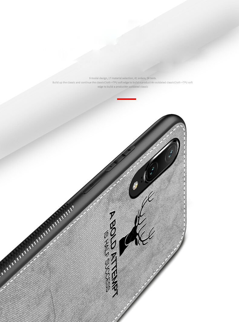 maskica s površinom od tkanine za iPhone XS / iPhone X - siva