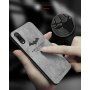 maskica s površinom od tkanine za iPhone XS / iPhone X - siva