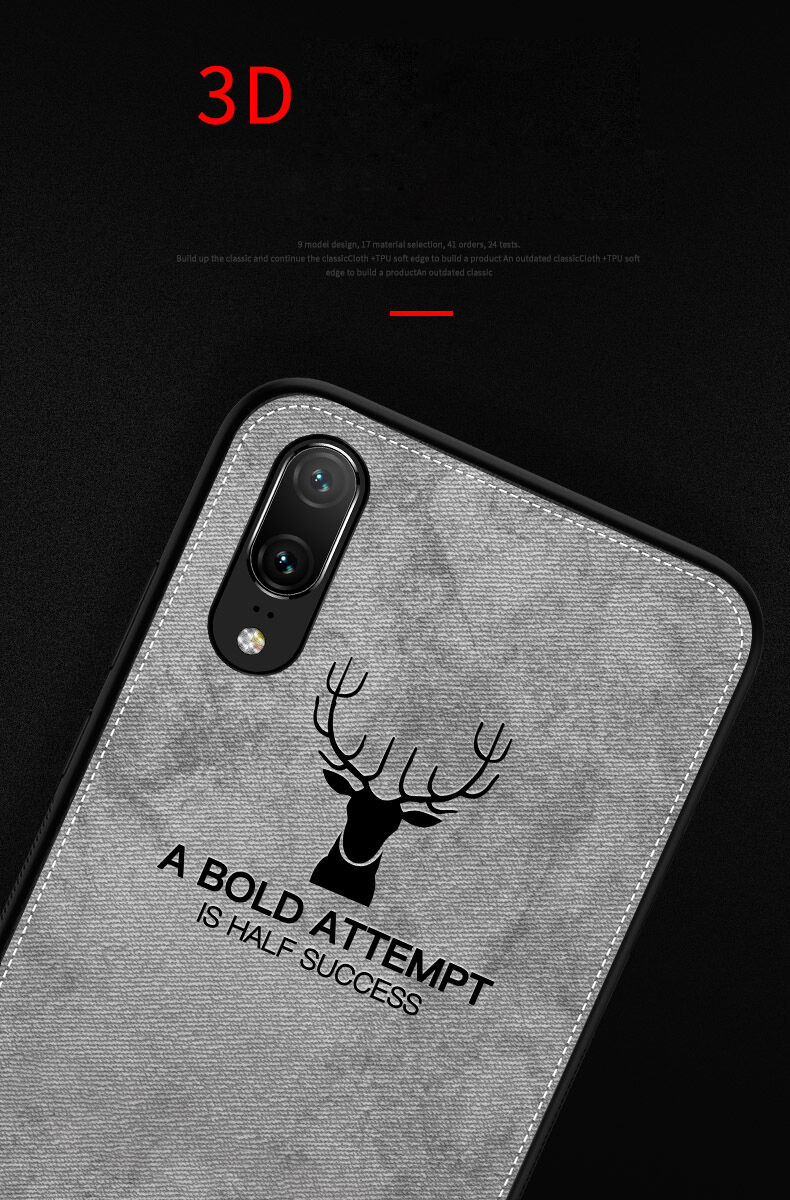 maskica s površinom od tkanine za iPhone XS / iPhone X - crna