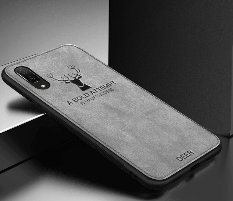 maskica s površinom od tkanine za iPhone XS / iPhone X - crna