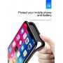 BASEUS maskica s baterijom 3500mAh za iPhone X - crna