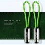 X-LEVEL elegantni USB / lightning kabel za Apple iPhone / iPad / iPod - 8cm - zelena
