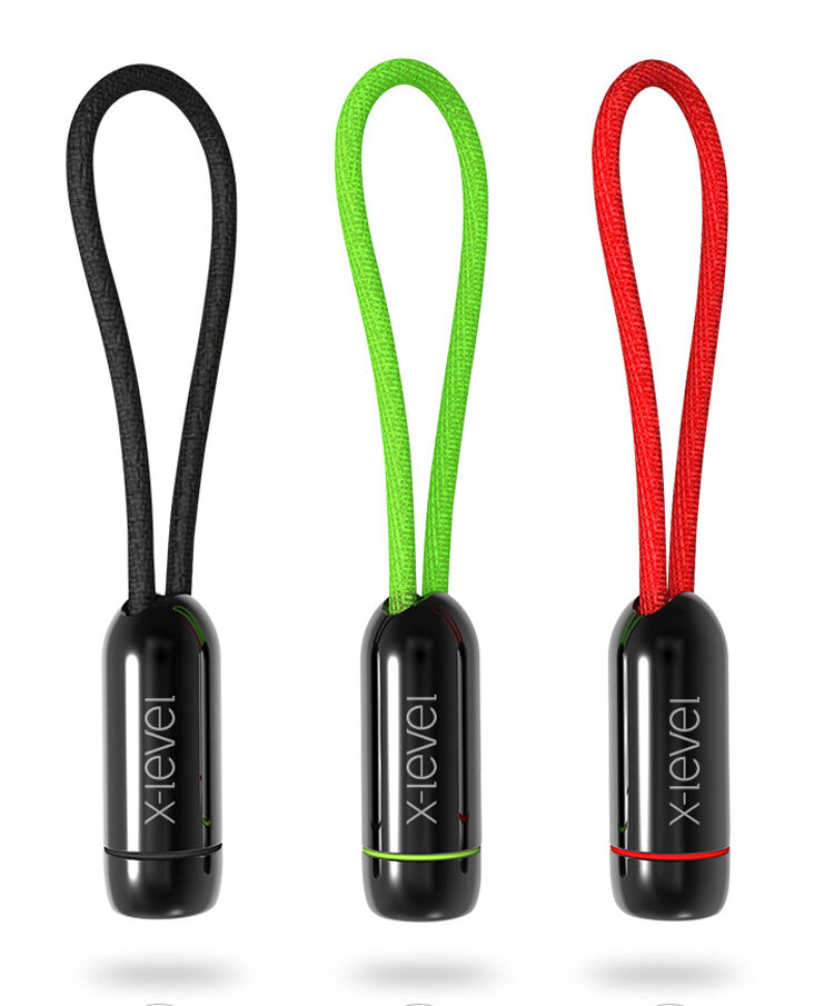 X-LEVEL elegantni USB / lightning kabel za Apple iPhone / iPad / iPod - 8cm - crna
