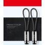 X-LEVEL elegantni USB / lightning kabel za Apple iPhone / iPad / iPod - 8cm - crna