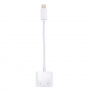 Adapter za Lightning priključak, za istovremeno punjenje i puštanje glazbe za iPhone - bijelim