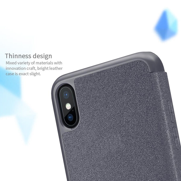 NILLKIN zaštitna flip futrola za Apple iPhone XS / iPhone X - crna