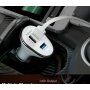 REMAX punjač za u automobil s tri porta za Apple iPhone / iPad / iPod - bijela
