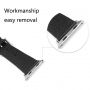 Zamjenska metalna kopča sa šipkom za remen za Apple Watch 42mm / 41mm / 40mm / 38mm - 2 kom. - crna