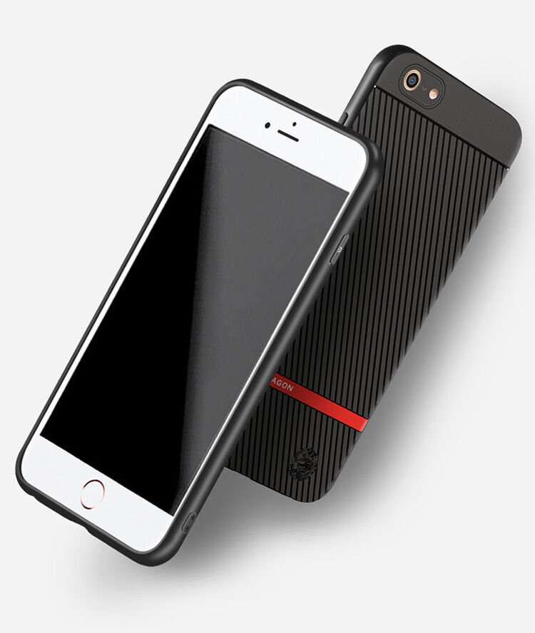 WAKING DRAGON elegantna maskica od meke plastike za Apple iPhone 6 / 6S - crvena