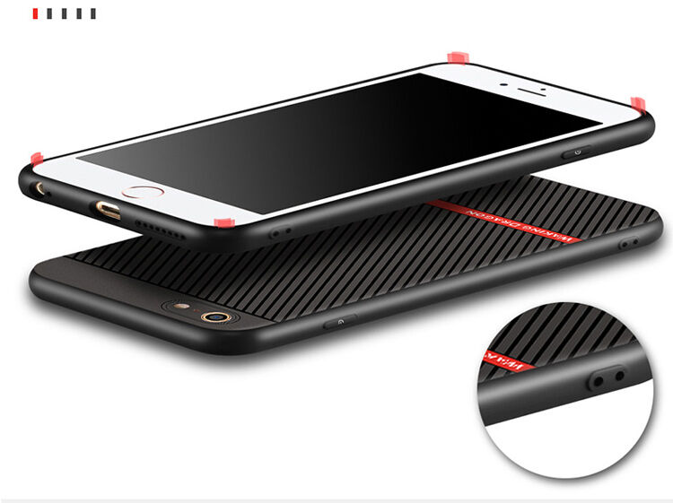 WAKING DRAGON elegantna maskica od meke plastike za Apple iPhone 6 / 6S - crvena