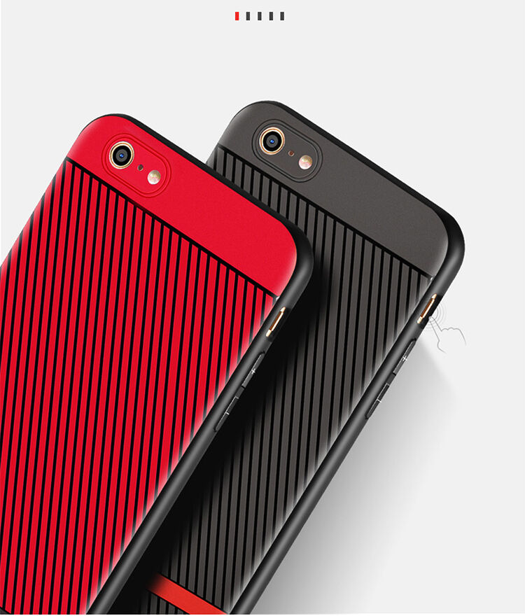 WAKING DRAGON elegantna maskica od meke plastike za Apple iPhone 6 / 6S - crvena