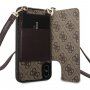 Guess 4G futrola s naramenicom za iPhone X / XS - smeđi