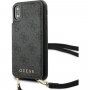 Guess 4G futrola s naramenicom za iPhone X / XS - sivo