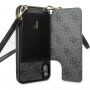 Guess 4G flip futrola s remenom za iPhone XR - sivo