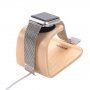 SAMDI drvena priključna stanica za Apple Watch / iPhone - Svijetlo drvo