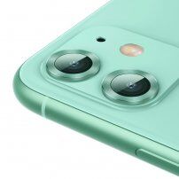Baseus metalna zaštita leće stražnje kamere za iPhone 11 - zelena
