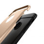 Izdržljiva zaštitna maska za iPhone XS / iPhone X - brušena tekstura - siva