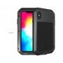 Love Mei futrola super otporna na udarce / vodu / prašinu za iPhone XS Max - crno