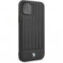 BMW maskica od prave kože za iPhone 11 Pro Max - crni