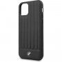 BMW maskica od prave kože za iPhone 11 Pro Max - crni