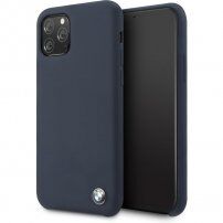 BMW Signature silikonska maskica za iPhone 11 Pro Max - mornarsko plava