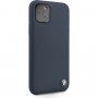 BMW Signature silikonska maskica za iPhone 11 Pro Max - mornarsko plava