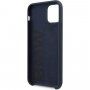 BMW Signature silikonska maskica za iPhone 11 Pro Max - mornarsko plava