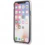 Guess 4G Solid Glitter blještava maskica za iPhone X / XS - srebrni