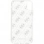 Guess 4G Solid Glitter blještava maskica za iPhone X / XS - srebrni