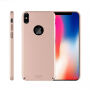 MOFI ultratanka zaštitna maska sa zaštitom za leću fotoaparata za iPhone XS / iPhone X - Ružičasto-zlatna