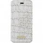 Guess Shiny Croco Book flipo futrola za iPhone 6 / 6S - bež