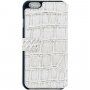 Guess Shiny Croco Book flipo futrola za iPhone 6 / 6S - bež