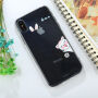 Maska za iPhone XS / iPhone X - S mačjim i zečjim ušima
