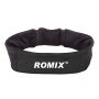 ROMIX sportski pojas s velikim džepom i dva manja džepa za trčanje - veličine S / M - crna