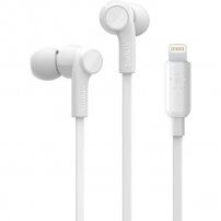 Belkin Rockstar slušalice s konektorom lightning za Apple uređaje - bijela