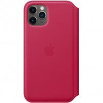 Apple Folio originalna kožna maskica za iPhone 11 Pro - malina