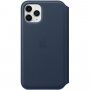 Apple Folio originalna kožna maskica za iPhone 11 Pro - duboko plava