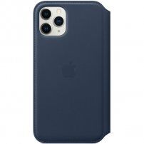 Apple Folio originalna kožna maskica za iPhone 11 Pro - duboko plava