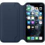Apple Folio originalna kožna maskica za iPhone 11 Pro - duboko plava