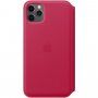 Originalna Apple Folio kožna maskica za iPhone 11 Pro Max - malina