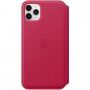 Originalna Apple Folio kožna maskica za iPhone 11 Pro Max - malina