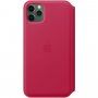 Originalna Apple Folio kožna maskica za iPhone 11 Pro Max - malina