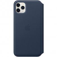 Originalna Apple Folio kožna maskica za iPhone 11 Pro Max - duboko plava