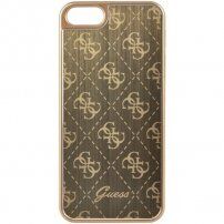Guess 4G Aluminium maskica za iPhone 5 / 5S / SE (2016) - zlatni