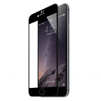 HAT PRINCE tvrdo 3D staklo za cijeli perimetar telefona za iPhone 8 / 7 - 0.2mm - crna