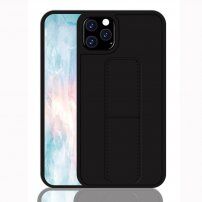 Maskica s funkcijom stalka / ručke za iPhone 11 Pro - crni