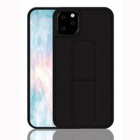 Maskica s funkcijom stalka / ručke za iPhone 11 Pro Max - crni