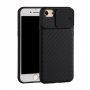 Maskica s kliznim poklopcem leće kamere za iPhone 6 Plus / 6S Plus / 7 Plus / 8 Plus - crni