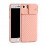 Maskica s kliznim poklopcem leće kamere za iPhone 6 Plus / 6S Plus / 7 Plus / 8 Plus - losos