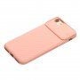 Maskica s kliznim poklopcem leće kamere za iPhone 6 Plus / 6S Plus / 7 Plus / 8 Plus - losos